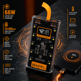20000 MAH 66W FAST CHARGING TRANSPARENT POWER BANK