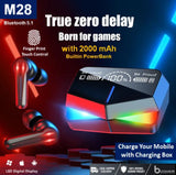 M28 TWS Wireless Earbuds | Bluetooth 5.3 | Earbuds Touch Control & HD Mic