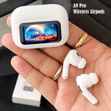 A9 Pro Airpods ANC/ENC Touch Screen Wireless Earbuds