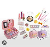 Makeup Kits For Toy for Kids | Toy Cosmetic Pretend Play Kit For Girl Gift with Princess Case Makeup Set Kids Toy