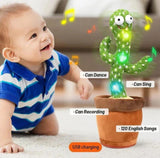 Dancing Talking Cactus Toy | USB Rechargeable Plush Toy
